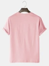 Cross-border men's wear: 2022 Amazon New Men's T-shirt with round neck, 180g short-sleeved T-shirt for men in summer Specification image